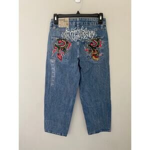 Ninth Hall Ambush Dragon Embroidered Denim Jeans Youth Size 24